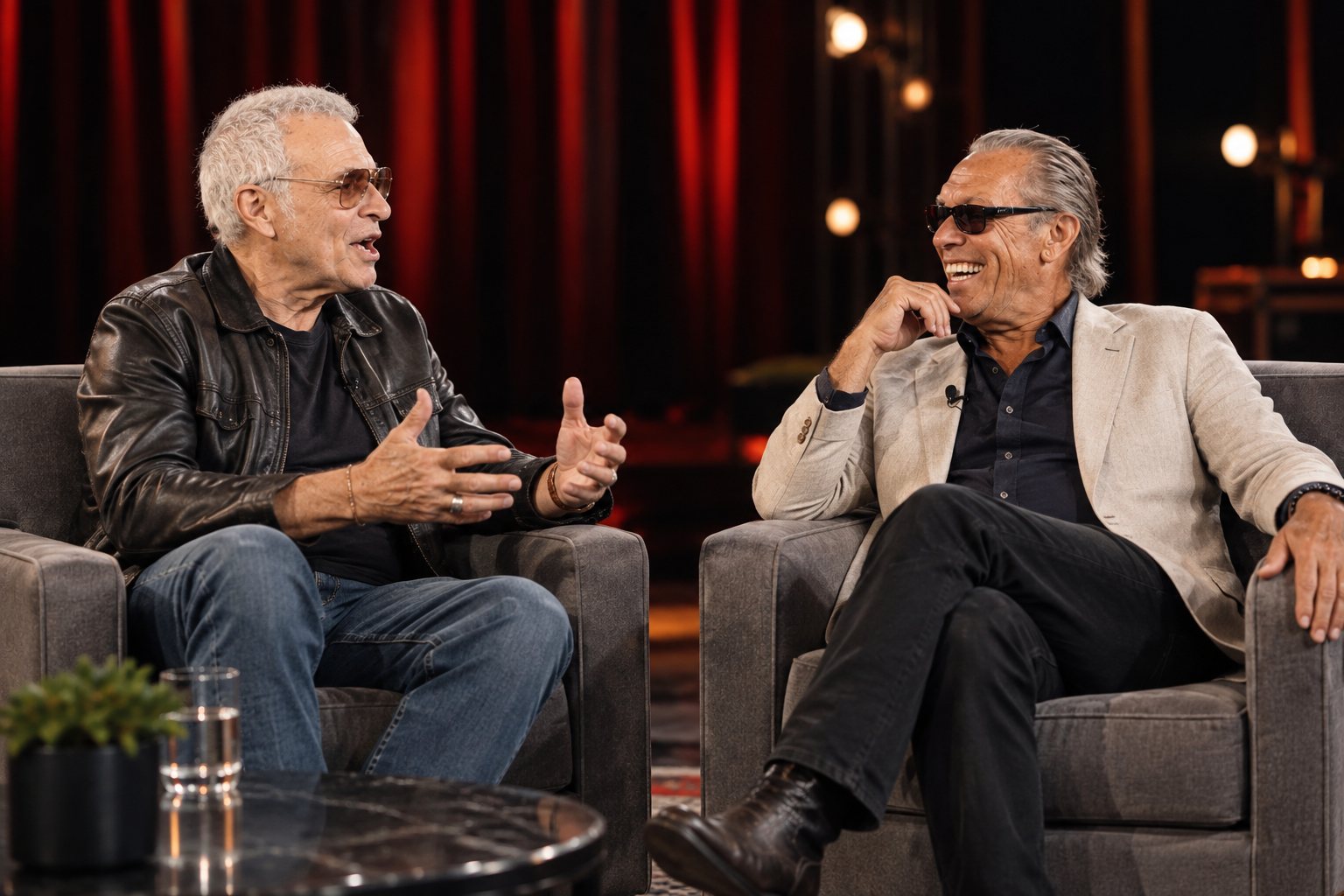 David Lee Roth and Alex Van Halen on stage together at TEDxFargo