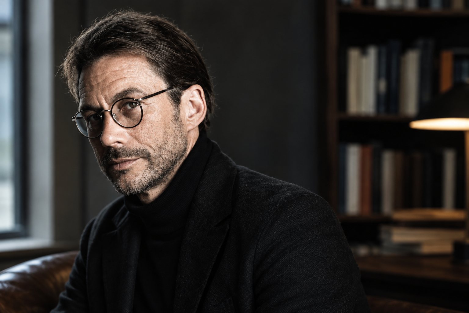 Warren Zevon performing, portrait-style, mid-career